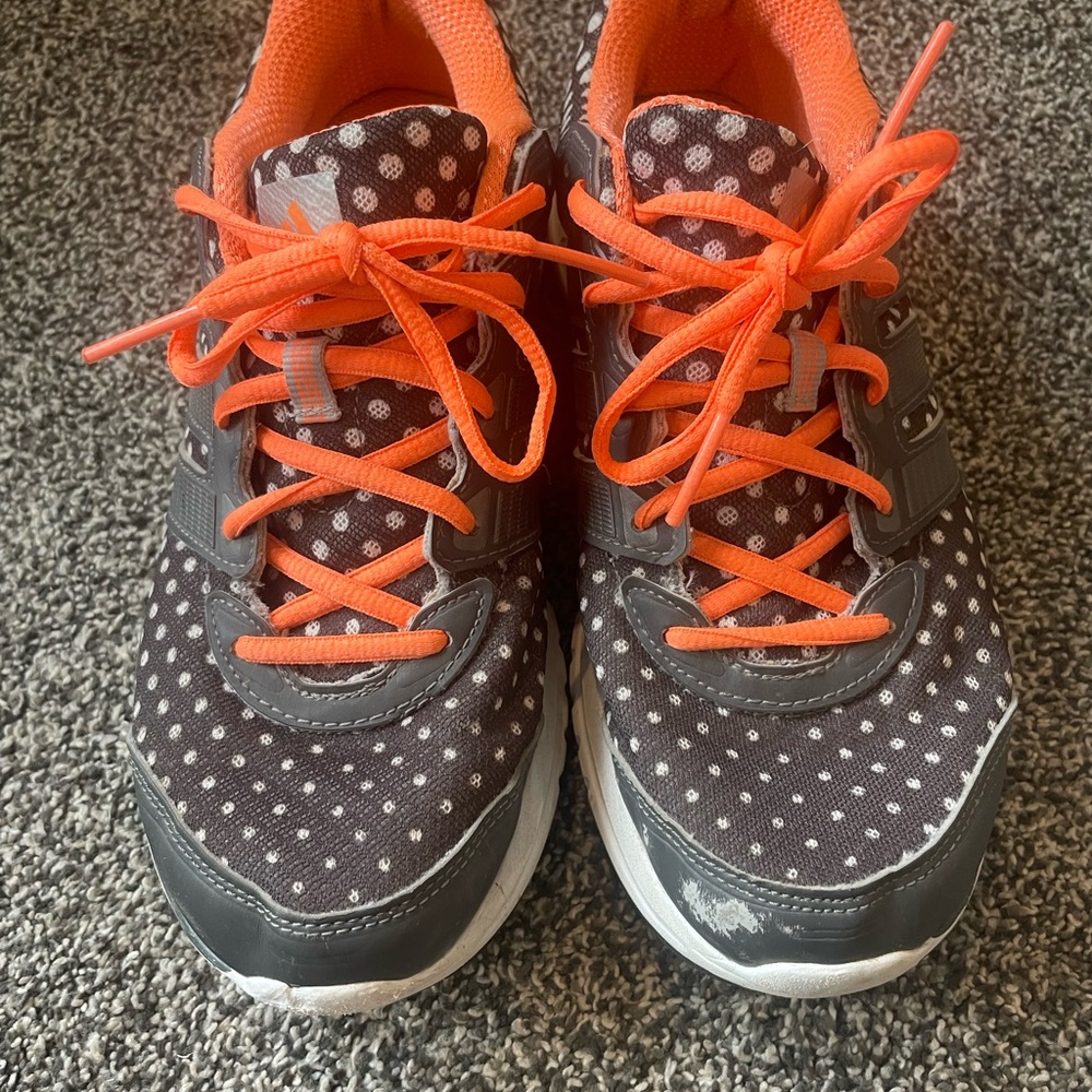 Women’s Polka Dot Adidas Shoes Size 8